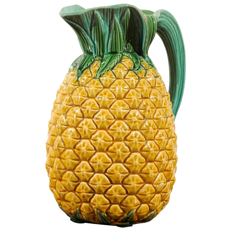 Minton Majolica Pineapple Pitcher c. 1870's