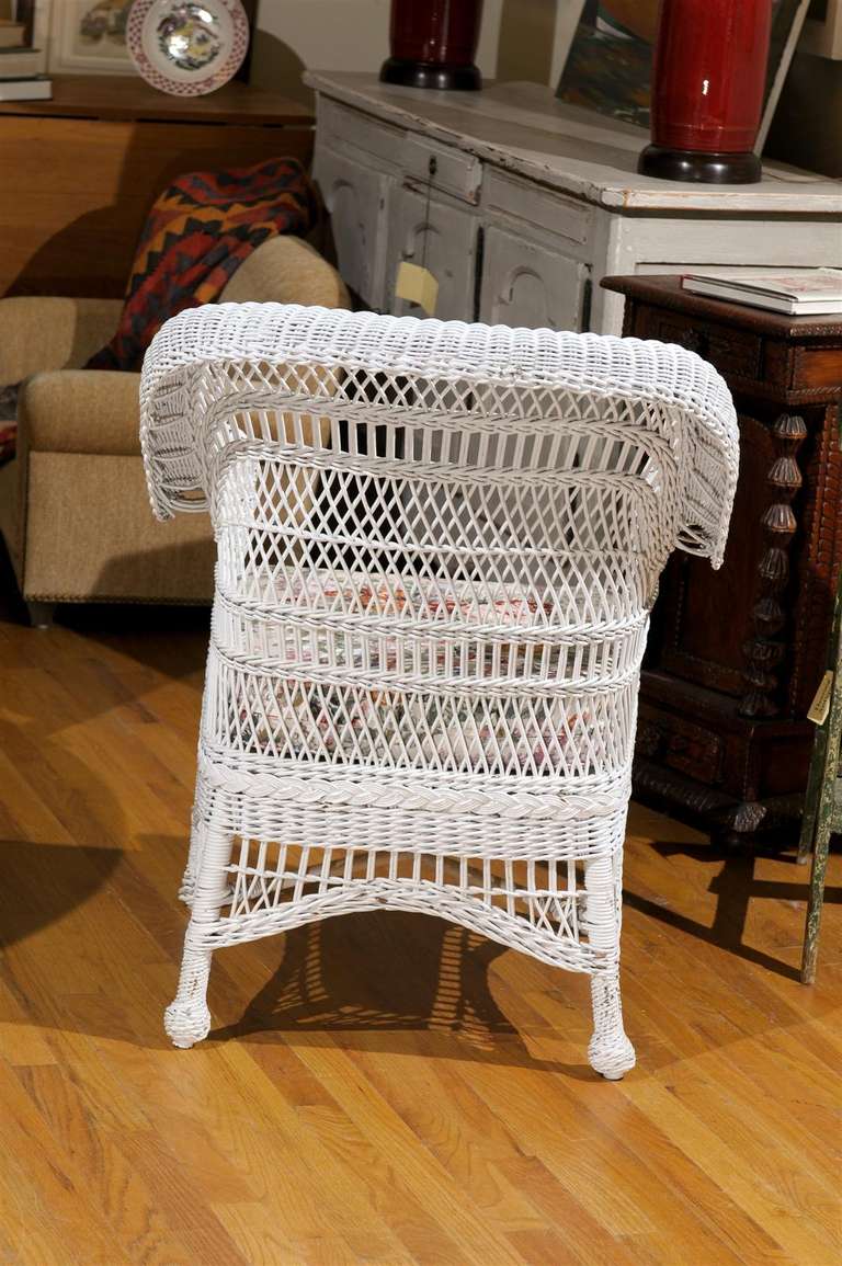 20th Century American Wicker Chair, circa 1900