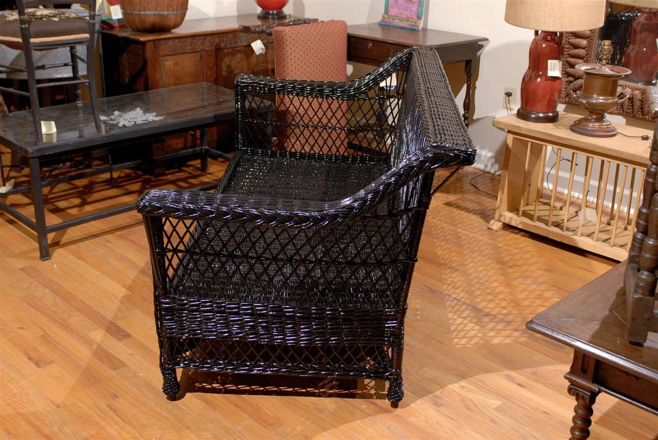 Reed American Bar Harbor Wicker Sofa, c. 1920