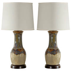 Hand Thrown American Pottery Lamps