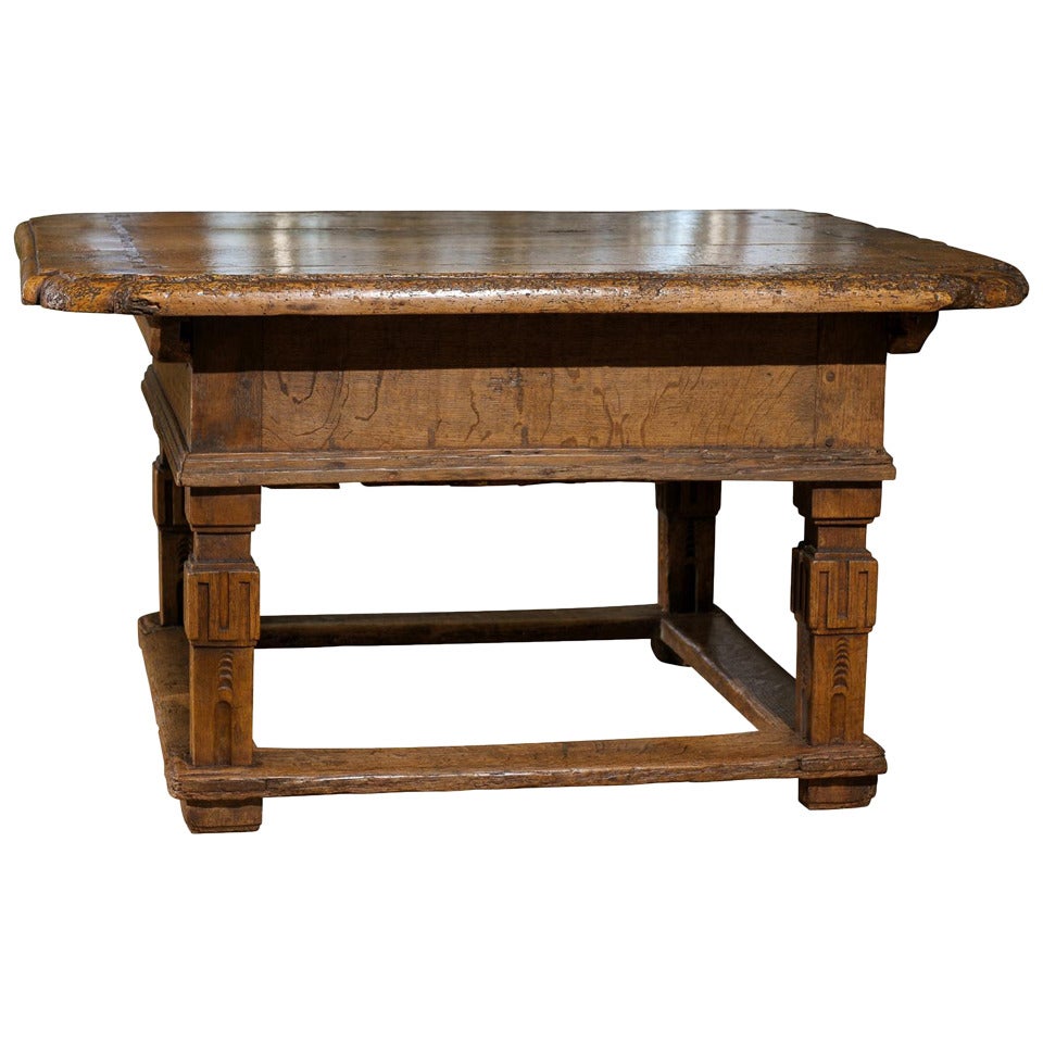 Walnut Eastern European coffee  table c1860