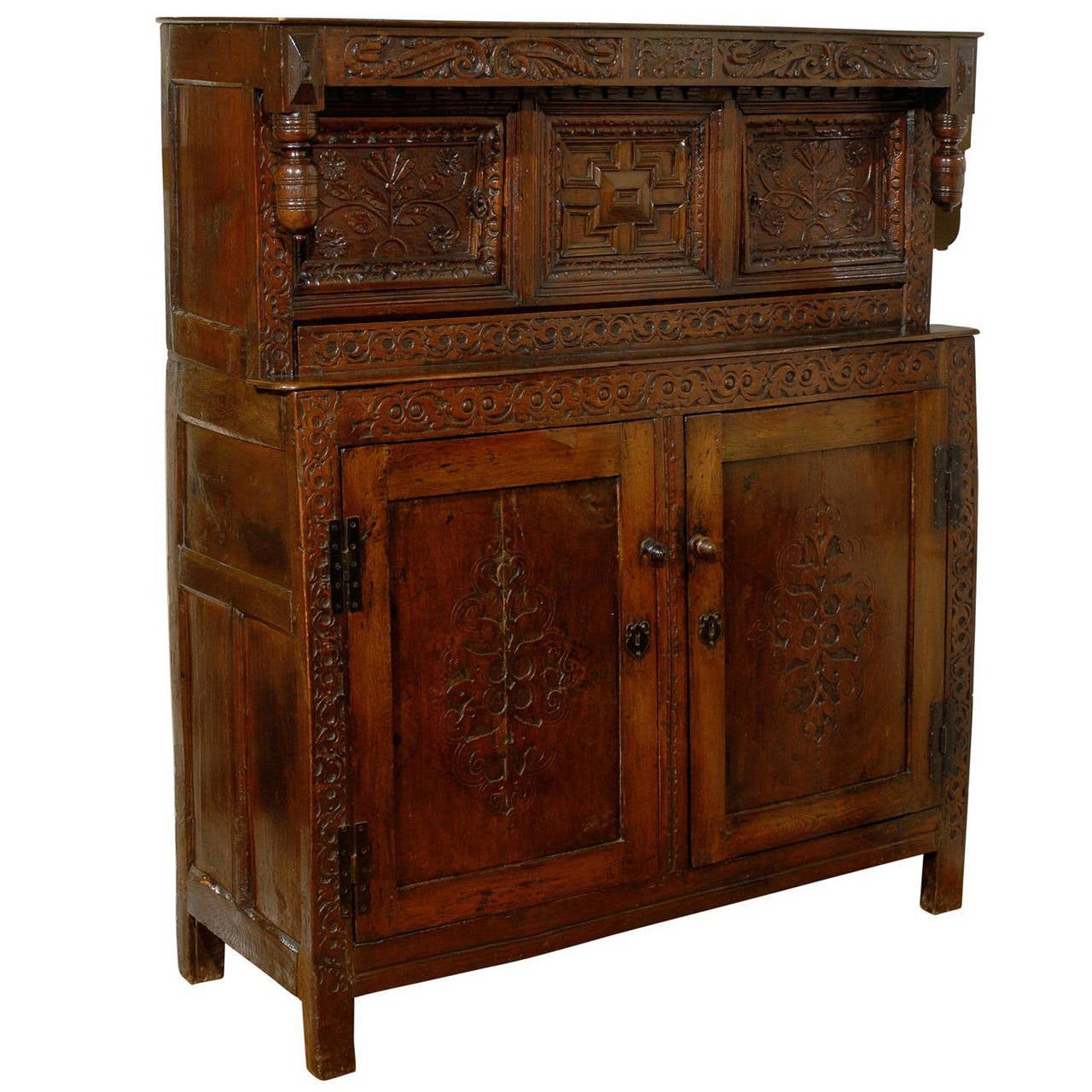 18th c English CourtCupboard at 1stdibs