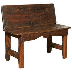 Early 19th Century English Country Bench