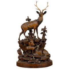 Rare Black Forest Centerpiece, circa 1870