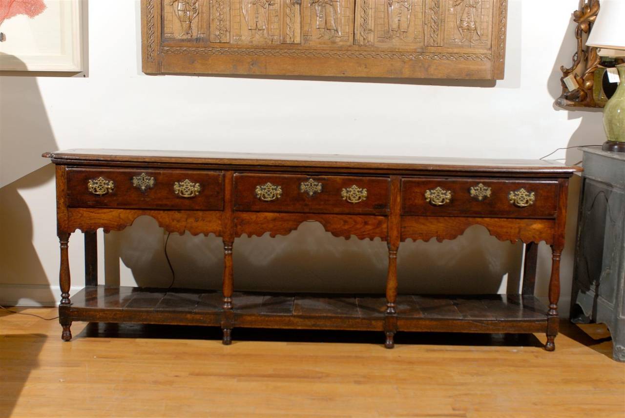 late 17th or early 18th Century English Dresser Base