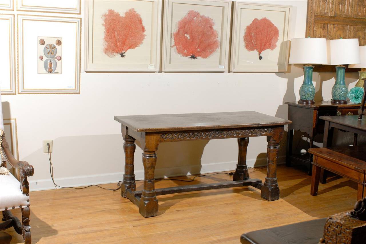 Jacobean Late 17th Century Refractory Table