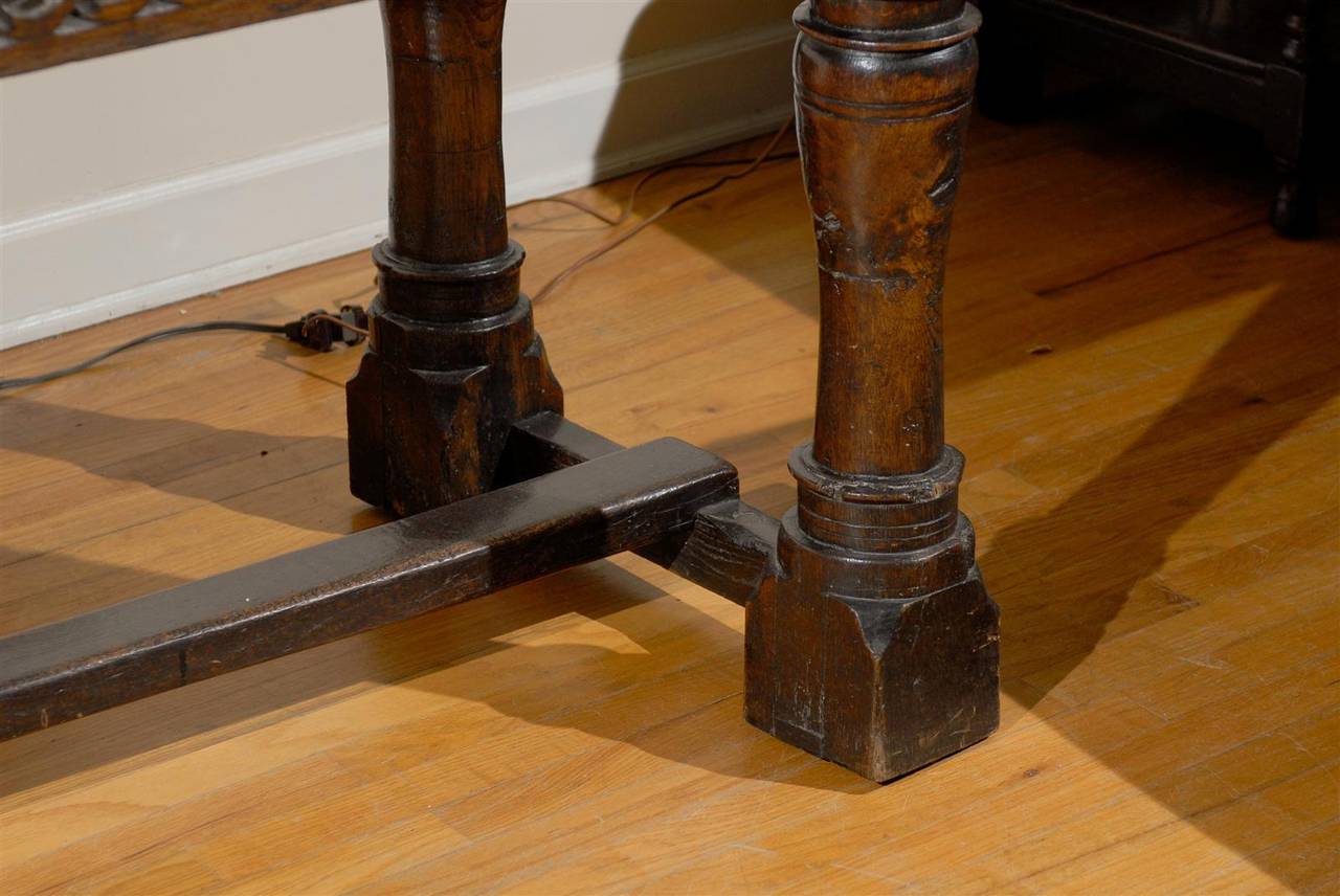 British Late 17th Century Refractory Table