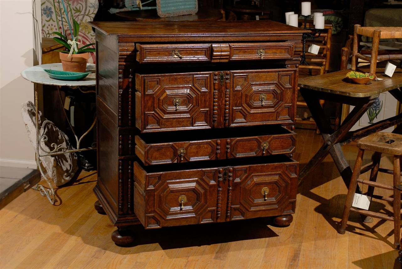 Early 18th Century Jacobean Chest In Good Condition In Atlanta, GA