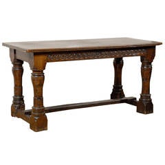 Antique Late 17th Century Refractory Table