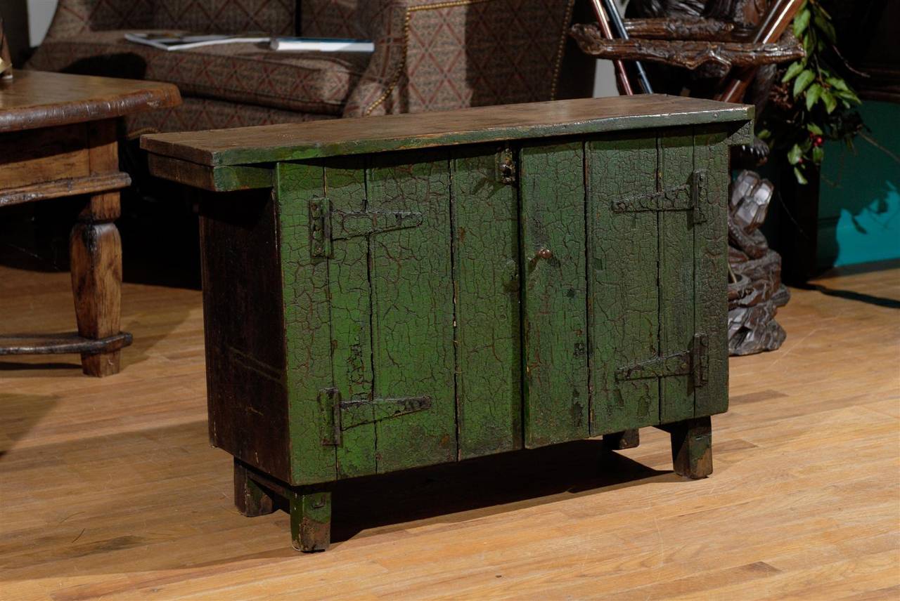English Painted Cupboard, circa 1860-1880