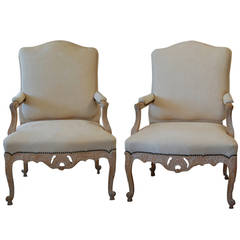 Retro Pair of Michael Taylor Regence Armchairs