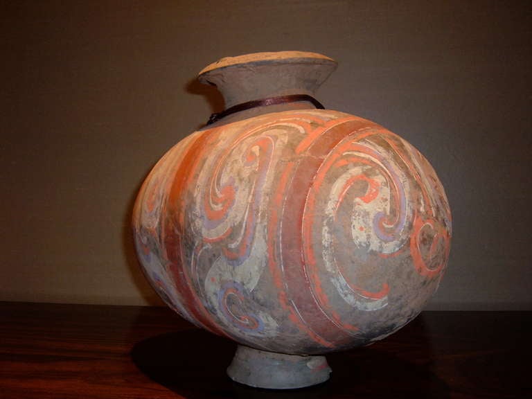 Chinese Han Dynasty Cocoon Jar For Sale