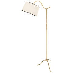 1950' s Brass Standing Lamp