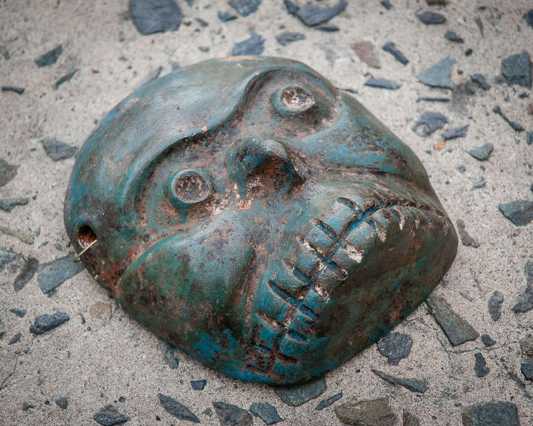 Mid-20th Century Vintage Mexican Death Mask