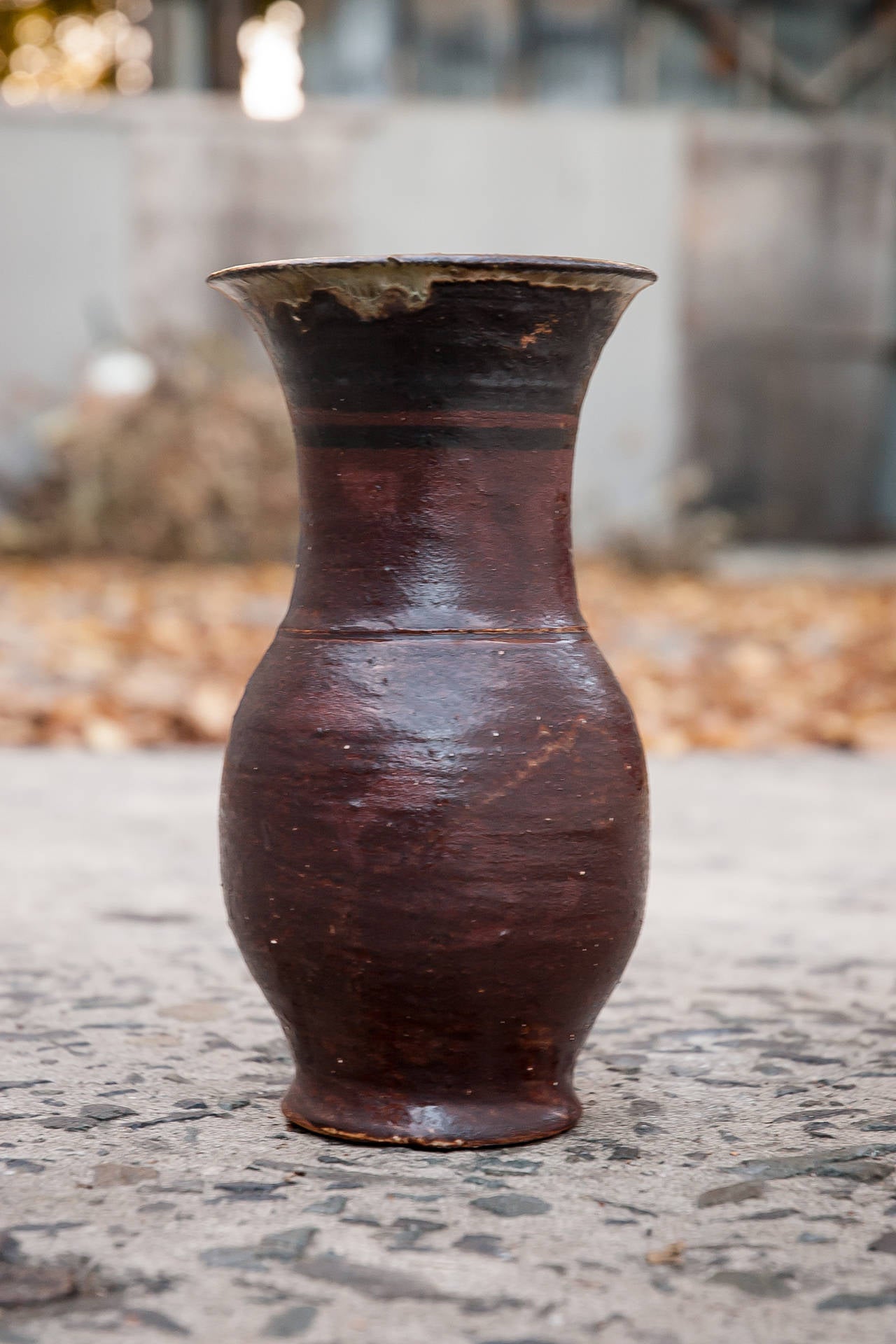 Earthenware Marguerite Wildenhain Trumpet Vase