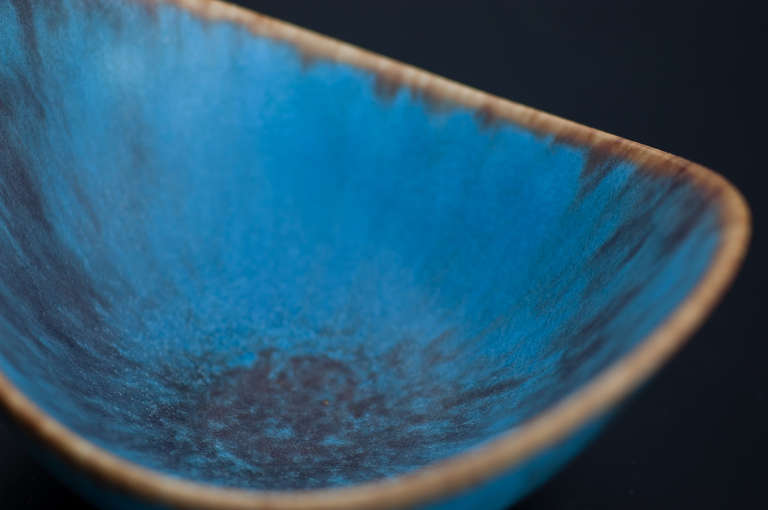 Gunnar Nylund Miniature Blue Bowl for Rorstrand. 3