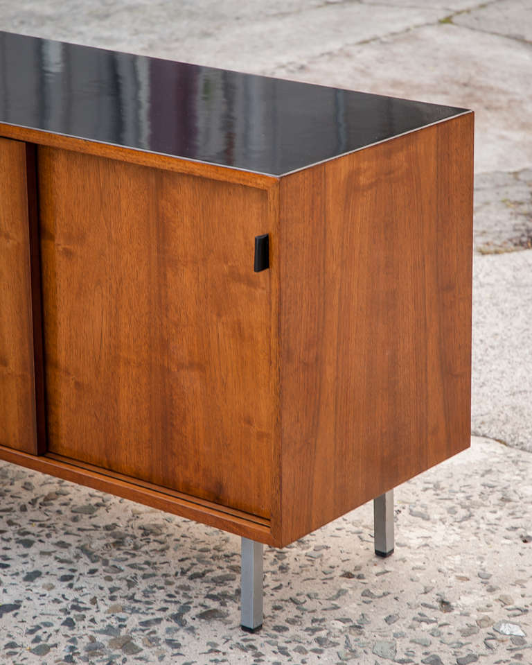 Vintage Knoll Credenza with Black Top 3