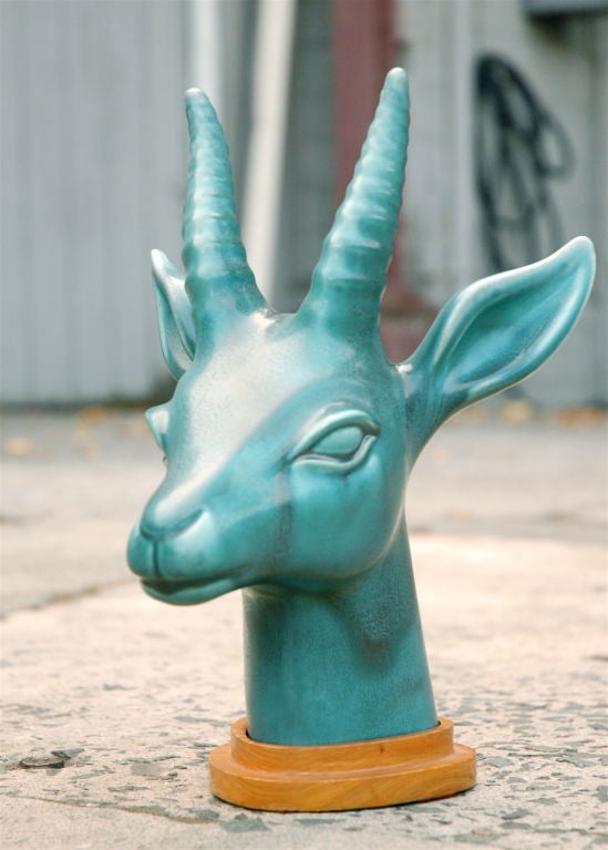 Rare and majestic stag deer form by Gunnar Nylund for Rorstrand, 67/200.