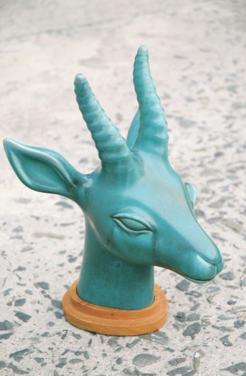 Ceramic Gunnar Nylund for Rorstrand Stag For Sale