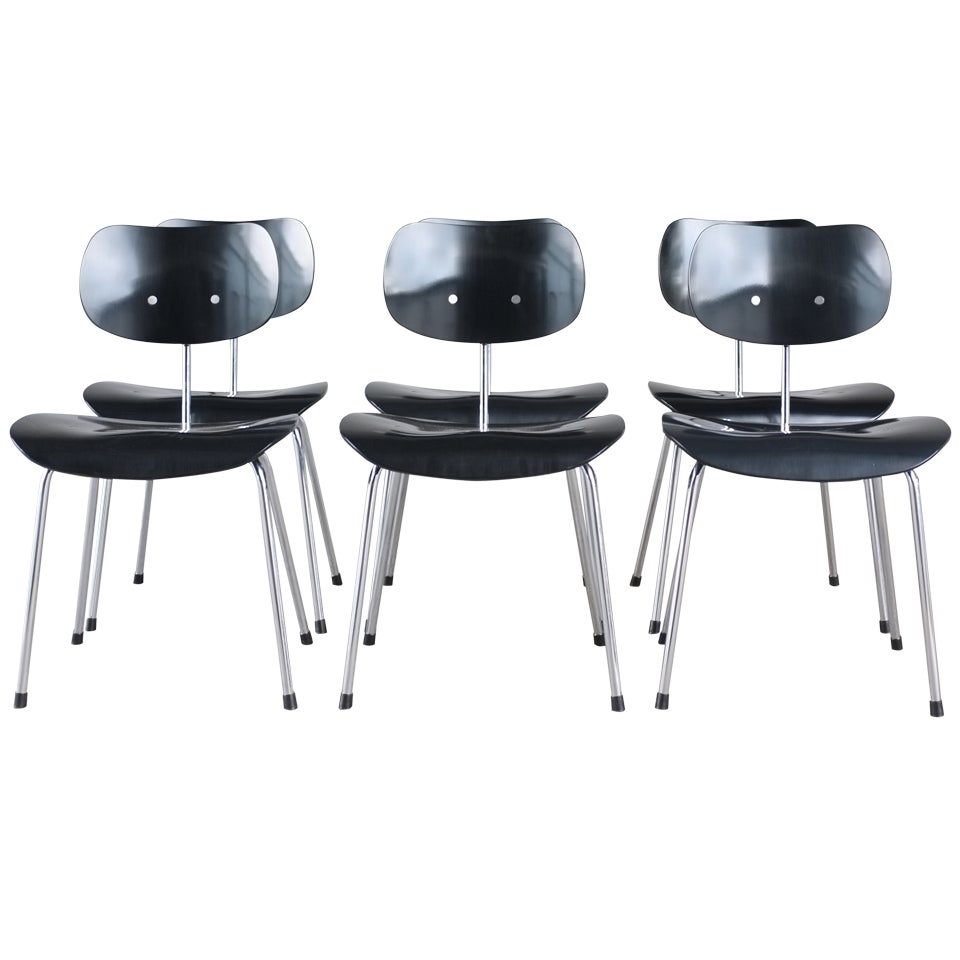 Egon Eiermann Dining Chair Set