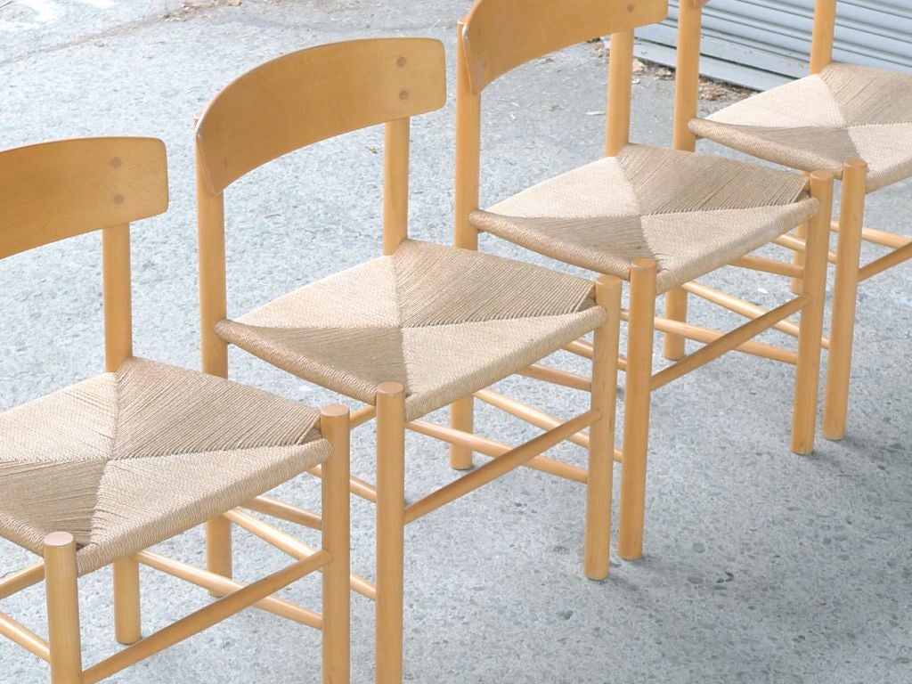 Borge Mogensen Set of Four Dining Chairs 1947