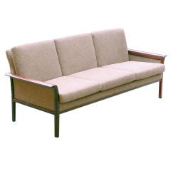 Vatne Mobler Rosewood Sofa with Calvin Upholstery
