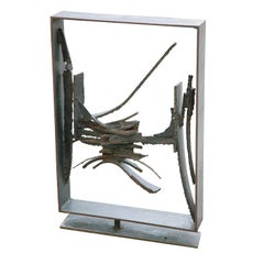 Abstract Expressionist Sculpture in Welded Steel
