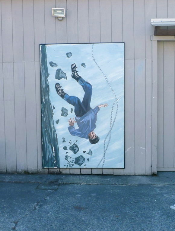 Richard Bosman "Mountaineer, " Oil on Canvas 1986