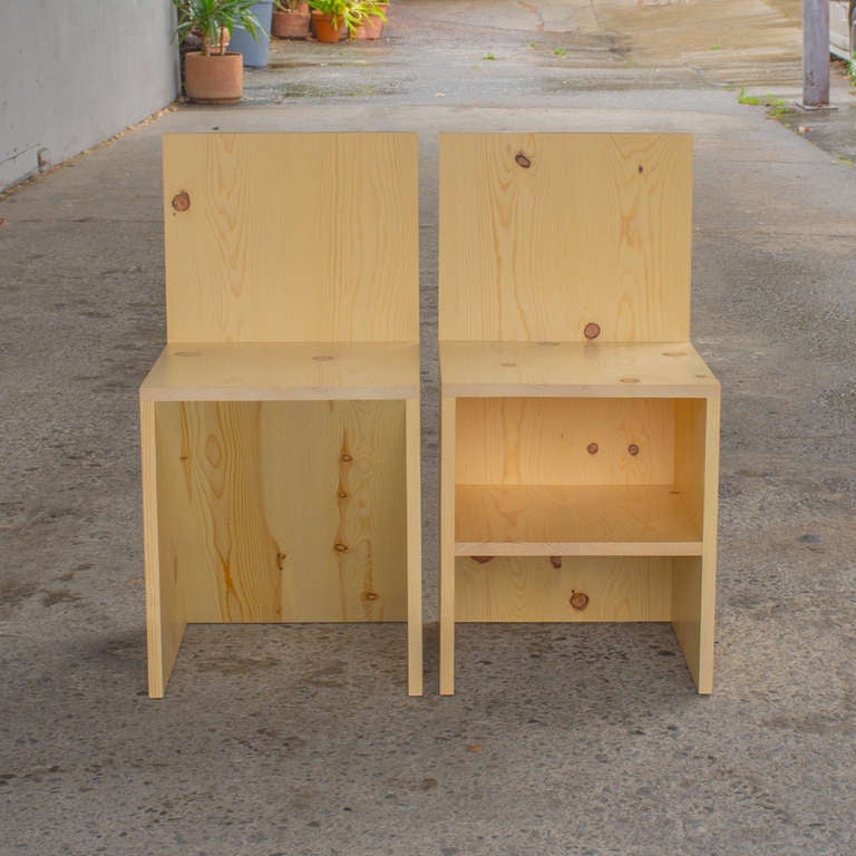 Donald Judd Chair Duo 2