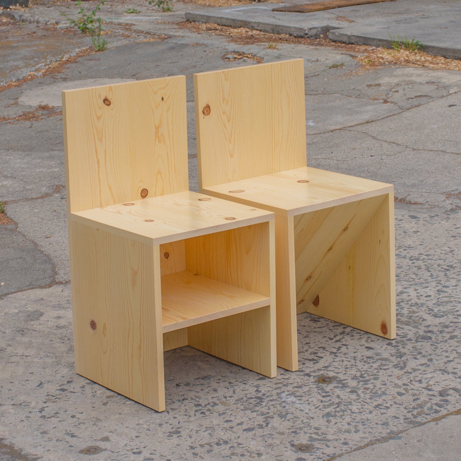 Donald Judd Chair Duo