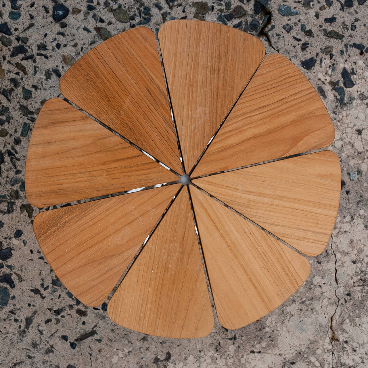American Schultz Indoor/Outdoor Teak Side Table for Knoll