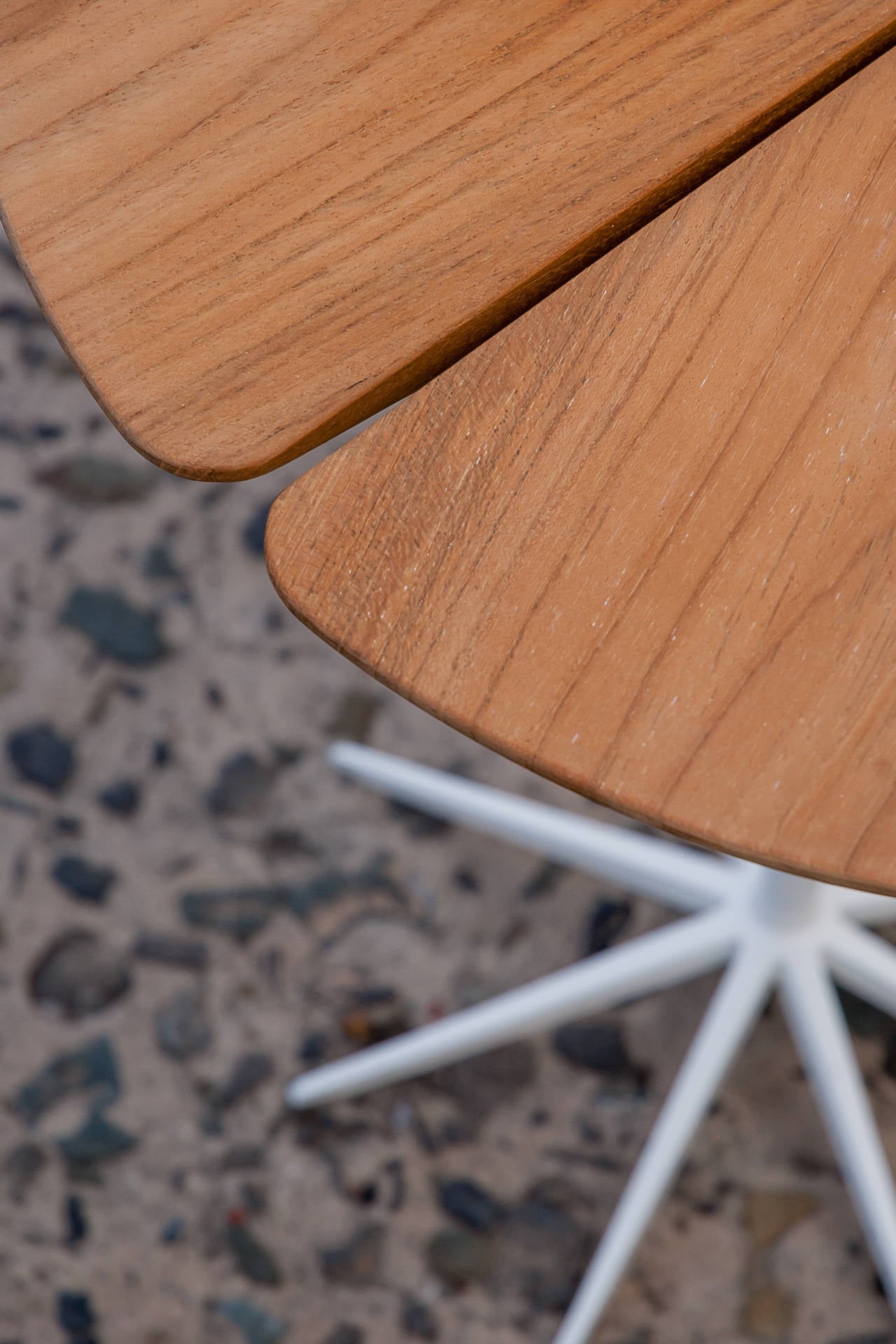 Modern Schultz Indoor/Outdoor Teak Side Table for Knoll