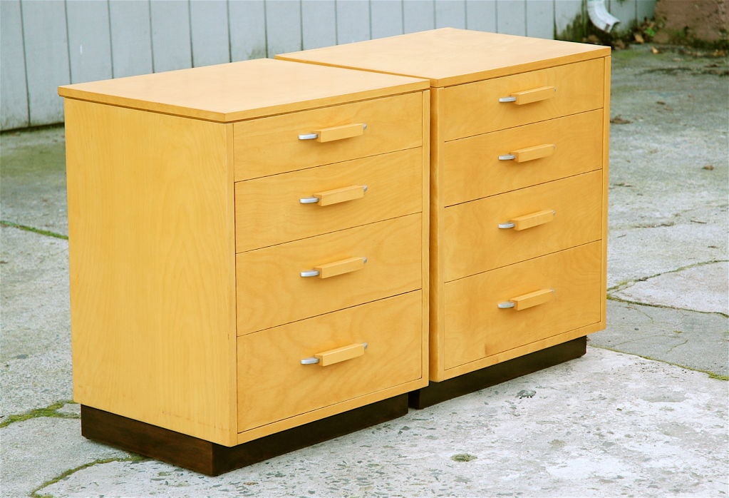 Mid-20th Century Eliel and Pipsan Swanson Saarinen Dresser Duo, 1948 For Sale