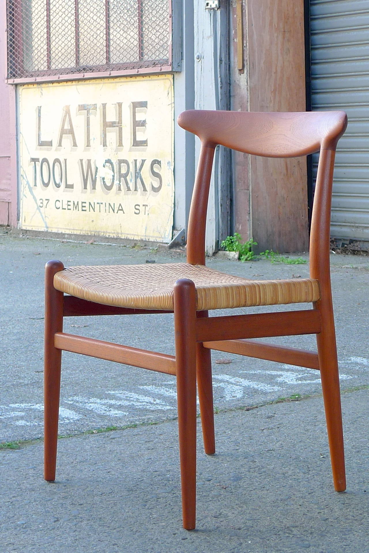 Hans Wegner Vintage Danish Modern Heart Chair for CM Madsens For Sale 4