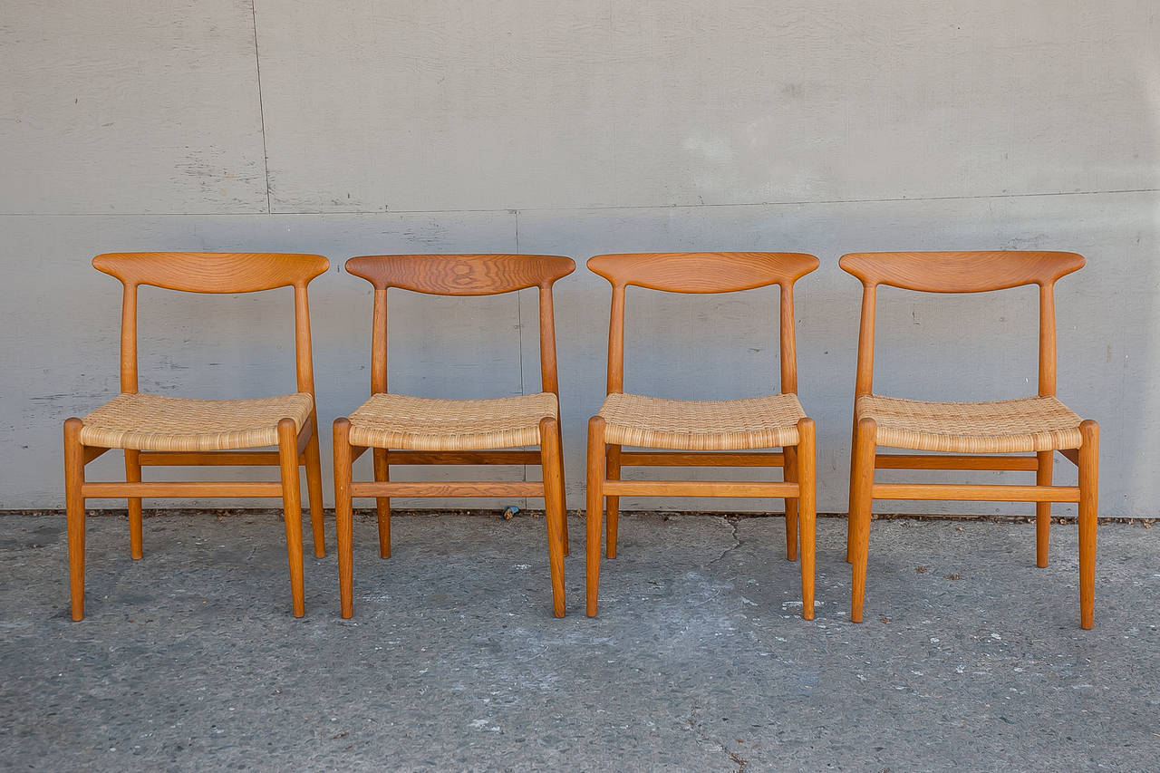 Vintage Wegner Set of Four Dining Chairs 3