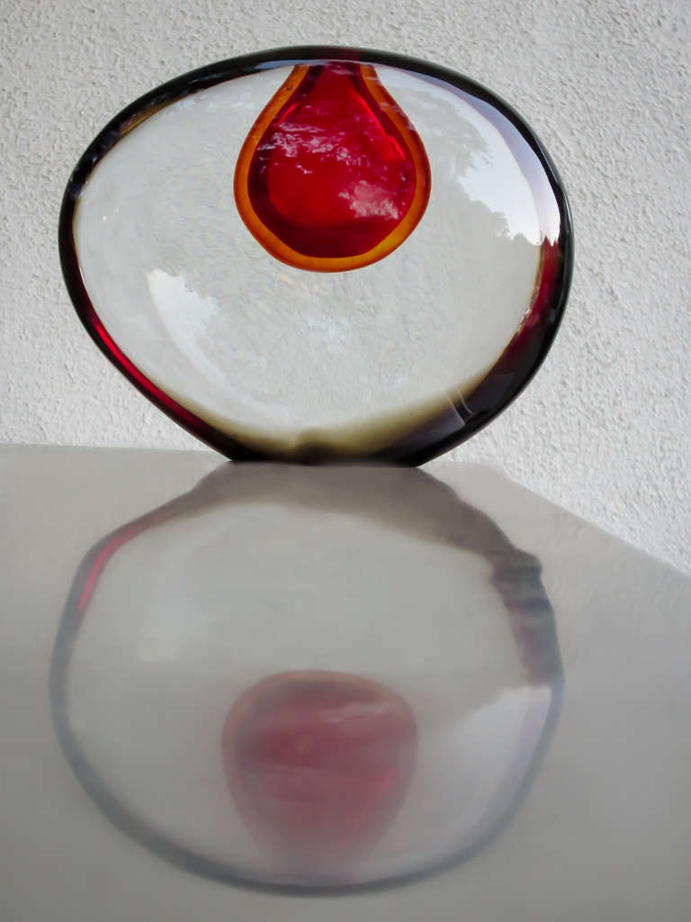 Mid-Century Modern Barbini Glass Vase