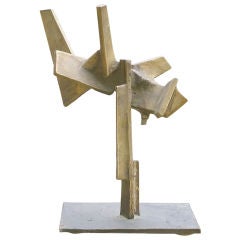 Abstract Bronze Sculpture Attributed to Hans Uhlmann