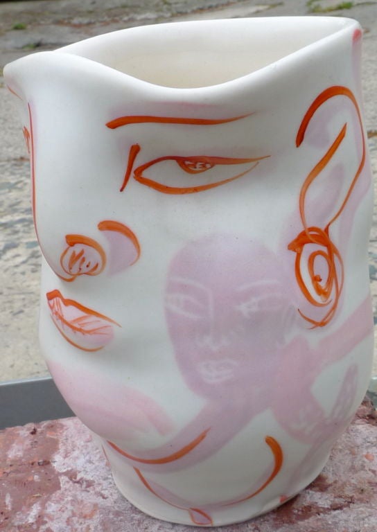 Akio Takamori Porcelain Vessel/Sculpture In Excellent Condition In San Francisco, CA