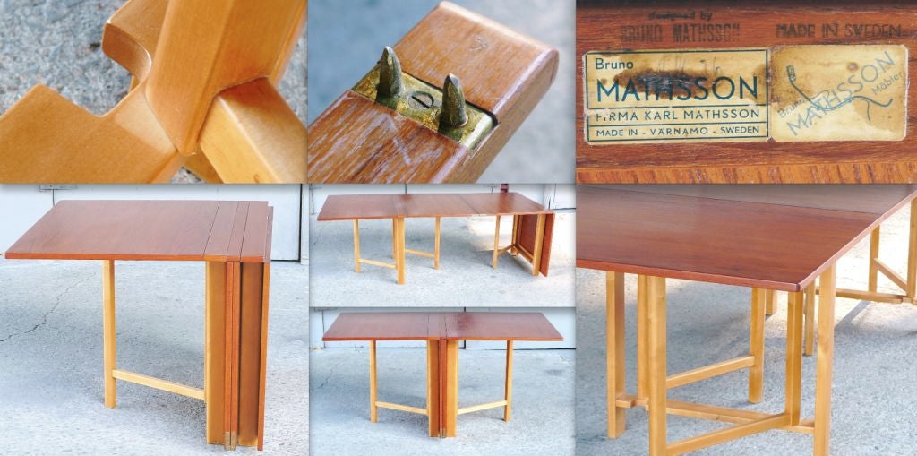 Bruno Mathsson Maria Gateleg Table, 1936 3