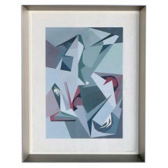 Osthaus Signed Hard Edge Abstract