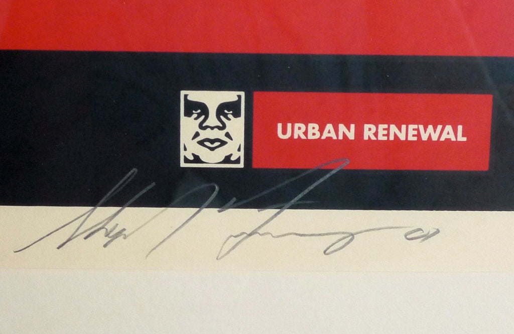 Shepard Fairey Urban Renewal Series 2001 In Excellent Condition In San Francisco, CA