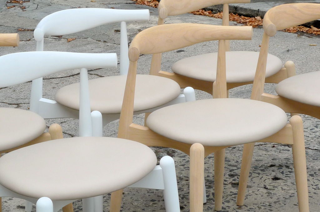 Hans Wegner Set of Six CH20 Elbow Chairs