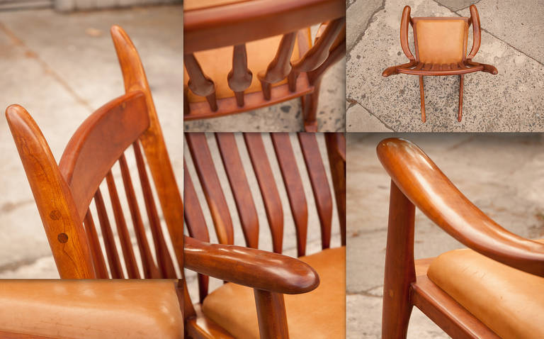 American Ed Steckmest Vintage Rocker Chair For Sale
