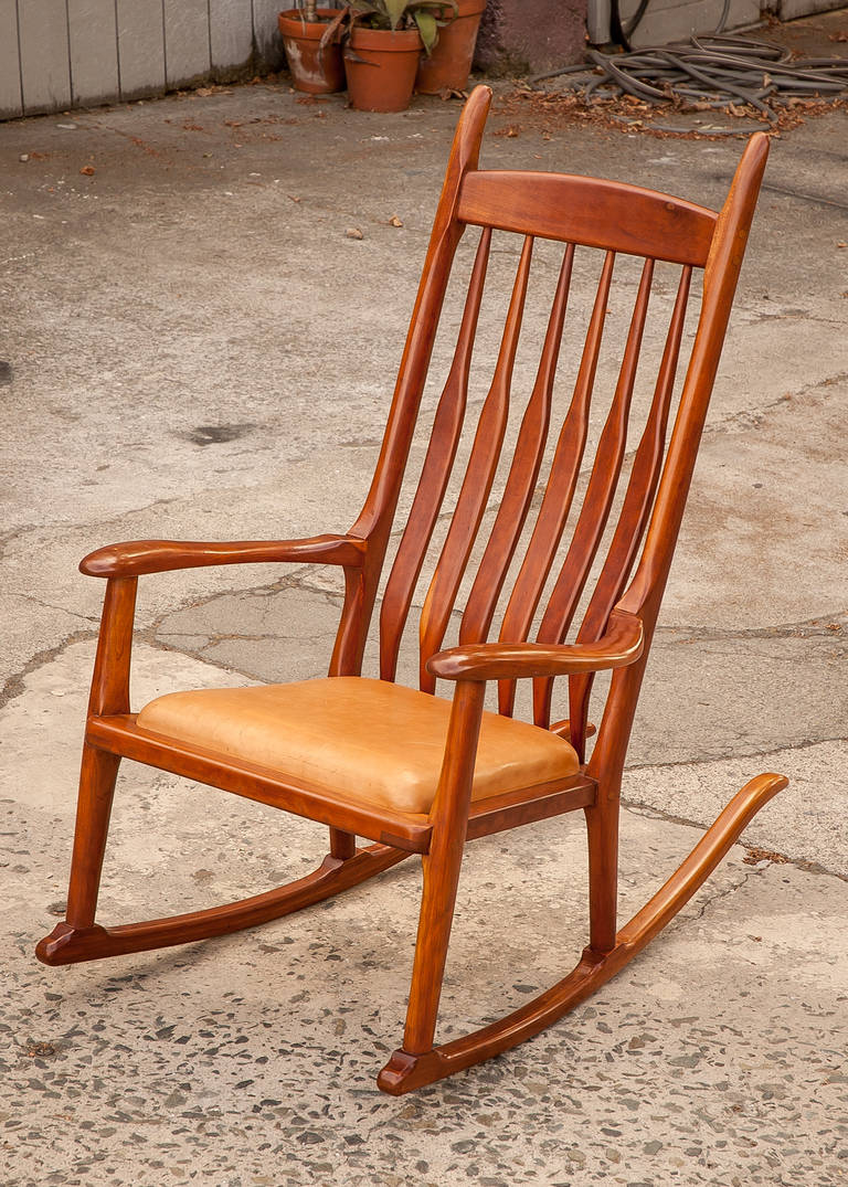 Ed Steckmest Vintage Rocker Chair en vente 3