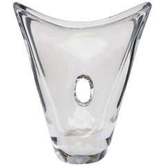 Daum Mid-Century Glass Vase