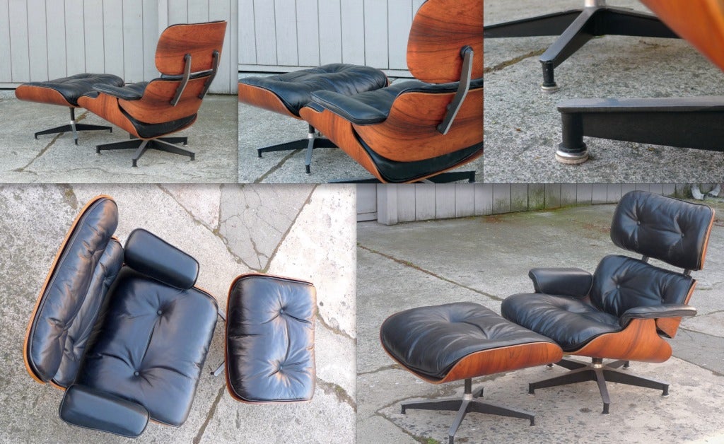 American Eames for Herman Miler 670/671 Lounge Chair/Ottoman 1956