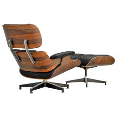 Charles Eames for Herman Miller 670/671 Rosewood Lounge Chair & Ottoman