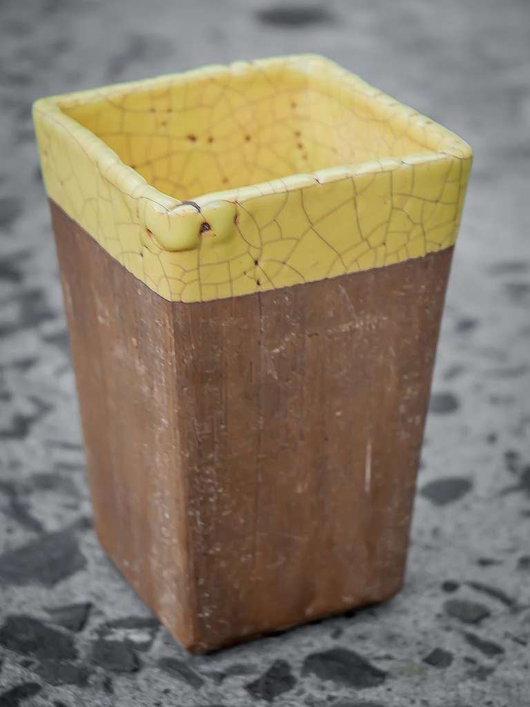 Barbara Willis Ceramic Vase In Excellent Condition In San Francisco, CA