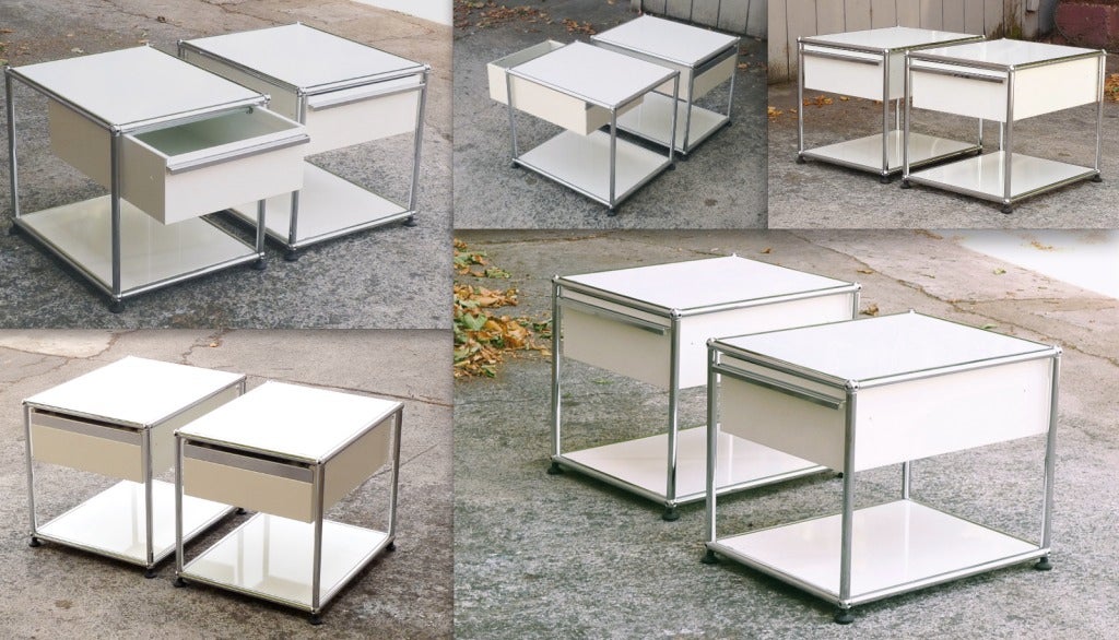 Mid-20th Century USM Haller Nightstands