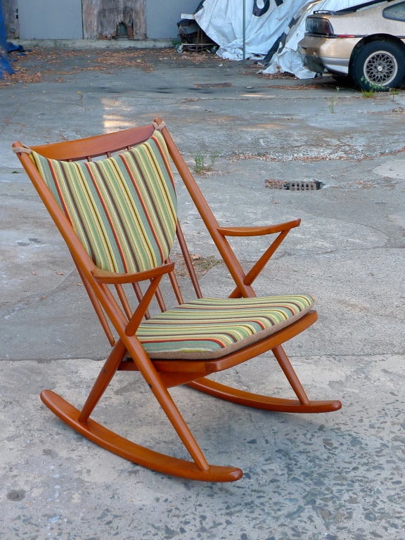 Frank Reenskaug Rocking Chair for Bramin, 1958 For Sale 3
